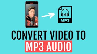 How to convert video to audio MP3 for your podcast [upl. by Gnov]