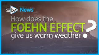 How does the foehn effect give us warm weather [upl. by Nmutua]