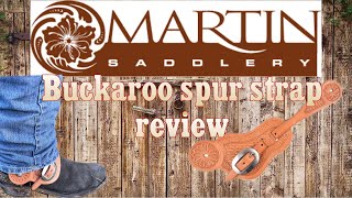 MARTIN SADDLERY BUCKAROO SPUR STRAPS REVIEW [upl. by Leoine932]