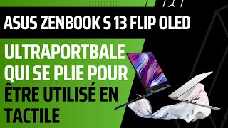 Ultraportable tactile ASUS Zenbook S 13 Flip OLED UP5302ZA LX235W OLED 133quot 16Go 512Go i51240P [upl. by Sineray]