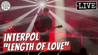 Interpol quotLength of Lovequot LIVE [upl. by Rhiamon]