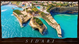 Corfu Sidari Canal dAmour ● Greece 🇬🇷 4K Cinematic Drone 2022 [upl. by Nnaharas]