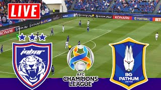 Johor Darul Tazim vs BG Pathum United Live  AFC Champions League 2023  jdt live football [upl. by Emelun742]