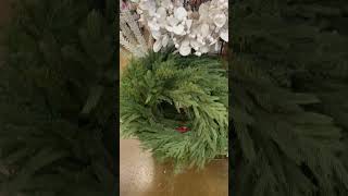 Christmas wreaths at World Market 🎄christmastimechristmaswreathschristmasdecorationschristmas [upl. by Riocard]