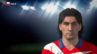 Selección de Chile 1998  IVAN ZAMORANO PES 2016 [upl. by Scopp342]