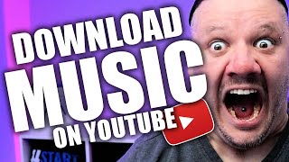 How To Download Music From YouTube for FREE [upl. by Adallard]