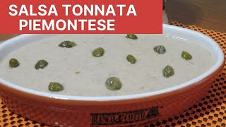 SALSA TONNATA PIEMONTESE  la ricetta da provare [upl. by Ahsytal]