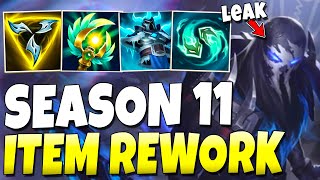 SEASON 11 ITEM REWORK CDR REMOVED NEW ITEMS  NEW LEAK  League of Legends [upl. by Iz]