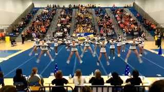 Tuscarora High School at 5A North Regional Cheer 2015 [upl. by Lleruj]