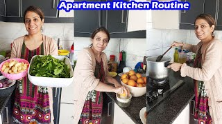 Apartment Mein Meri Kitchen Routine  Plazza mein Amna Ka Kase Khyal Rakhti Hoon   AyeshaLifeStyle [upl. by Ailic]