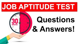 APTITUDE TEST Questions and ANSWERS How To Pass a JOB Aptitude Test in 2021 [upl. by Yttam]