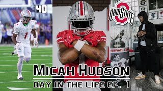 What a 5 STAR D1 VISIT looks like  Micah Hudson visits Ohio State [upl. by Enneira]