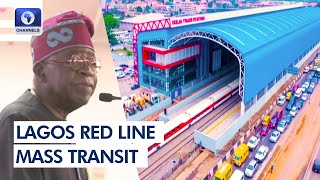 President Tinubu Commissions Lagos Red Line Rail Mass Transit  LIVE [upl. by Lenny]