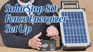 SolarStop 80 Fence Energizer Set Up [upl. by Ingles576]