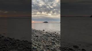 Sunset  West Coast  Deception Pass  Washington State travel sunset shorts viralvideo [upl. by Atalya]