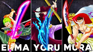 The 13 STRONGEST Swords In One Piece Ranked [upl. by Abagail]