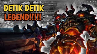 MVP•Detikdetik naik tier LEGEND gameplay Tigreal Mobile Legend Bang Bang  2024 [upl. by Gertrude432]