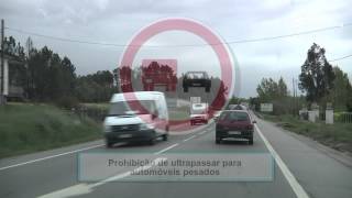 Prevenção rodoviária sinais de proibição 02 [upl. by Karie]