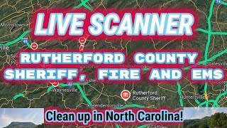 Live Scanner in Rutherford North Carolina Listen in at the rescues going on live [upl. by Dnama]