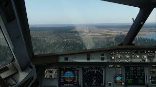 SAS Airbus A321 Landing at Skellefteå Airport  XPlane 12 [upl. by Ekenna]