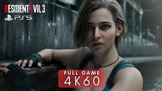 • Resident Evil 3 • FULL GAME ⁴ᴷ⁶⁰ PS5 Walkthrough  NO COMMENTARY [upl. by Airahcaz]