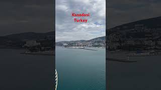 Kusadasi Turkey  view from Norwegian Epic [upl. by Wane271]