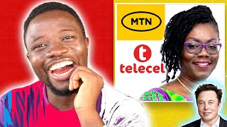 MTN amp Telecel Watchout Elon Musk Internet approved in Ghana [upl. by Ytima333]