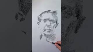 Master skill Do you like this sound fypdrawing asmrdrawing charcoaldrawing portraitdrawing [upl. by Gerome]