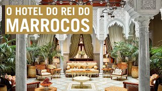 O hotel ROYAL MANSOUR MARRAKECH e sua SUÍTE REAL de 1800 metros quadrados  Por Carioca NoMundo [upl. by Reltuc]