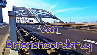 De Van Brienenoordbrug in Rotterdam nu met Nederlands gesproken commentaar in HD [upl. by Aikahc328]