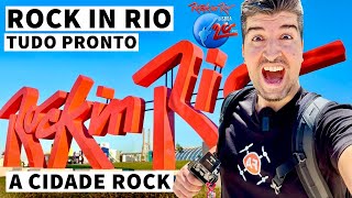 ROCK IN RIO 2024  TUDO PRONTO  A CIDADE ROCK  Lisboa [upl. by Eenobe]