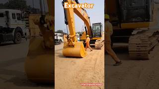 New Excavator Inspection❤️harshalonevlogs automobile jcb construction shortvideo shorts cat [upl. by Kahler]