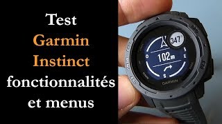 Test Garmin Instinct  montre GPS rando et trail [upl. by Wildee739]