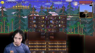 Terraria stream Killing the Mech Bosses GET IN HERE [upl. by Afatsuom372]