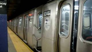 Stillwell Ave  Coney Island Bound R160A F Train  Delancey Street [upl. by Petronia]