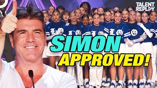 Simon Really Loved Los Osos High School Dance Team  AGT 2024 [upl. by Eitten]