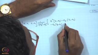 Mod01 Lec10 Multivariate normal distribution [upl. by Artened938]