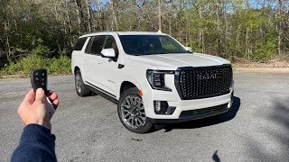 2024 GMC Yukon XL Denali Ultimate Start Up Test Drive Walkaround POV and Review [upl. by Enovad]