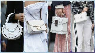 20 neueste modetrends damen handtasche weiß frühling 2018 [upl. by Vickie475]