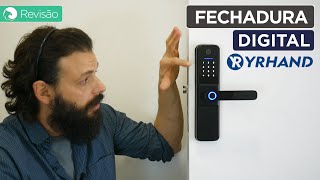 Na Prática com a FECHADURA DIGITAL Yrhand com Tuya App  Harpyja [upl. by Hildie706]