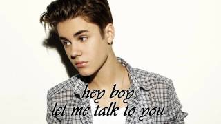 Boyfriend  Justin Bieber Karaoke Duet Sing With Justin [upl. by Eberly]