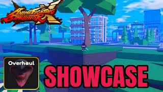 OVERHAUL SHOWCASE Strongest Quirk  Anime Fighting SImulator X [upl. by Sima]