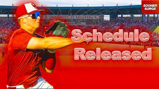 OU Baseball 2024 Baseball schedule is released [upl. by Hadihsar]