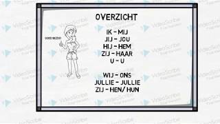 Persoonlijk voornaamwoord Mij jou hem haar ons hen Nederlands leren NT2 A1A2 Dutch beginners [upl. by Nosniv]