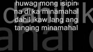 Tanging Pagibig Lyrics rap [upl. by Staley537]