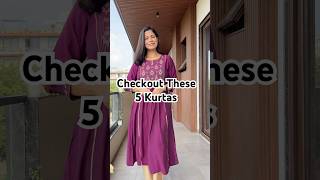 Checkout These 5 Kurtas l Myntra Diwali Sale l Dream Simple affiliate [upl. by Burgess50]