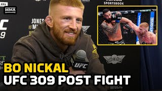 Bo Nickal Reacts To Boos After Win Over Paul Craig At UFC 309  MMA Fighting [upl. by Eiuqnimod]