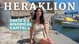 HERAKLION  CRETE  GREECE  CRETAN CULTURE AND HISTORY  CRETE SERIES P1 [upl. by Neryt]