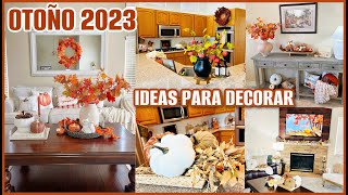 OTOÑO 2023 IDEAS PARA DECORAR COCINA SALA COMEDOR SALA TV ESTACIÓN DE CAFE 🤎 DECORACIÓN DE OTOÑO [upl. by Kiona741]