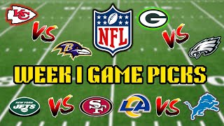 NFL Week 1 Predictions [upl. by Ahkos]